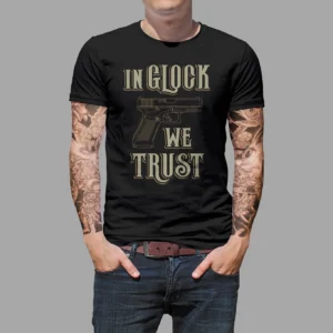 Koszulka STEEL HOG In Glock We Trust — Black