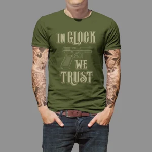 Koszulka STEEL HOG In Glock We Trust — Green