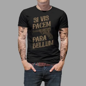 Koszulka STEEL HOG Si Vis Pacem Para Bellum — Black