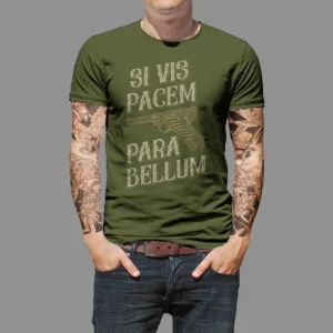 Koszulka STEEL HOG Si Vis Pacem Para Bellum — Green