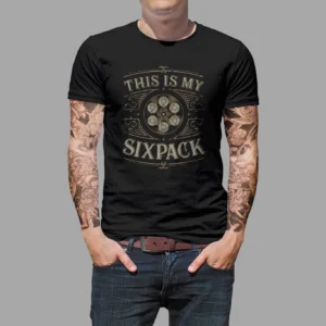 Koszulka STEEL HOG This Is My Sixpack — Black