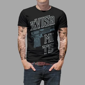 Koszulka STEEL HOG zVISa Mi To — Black